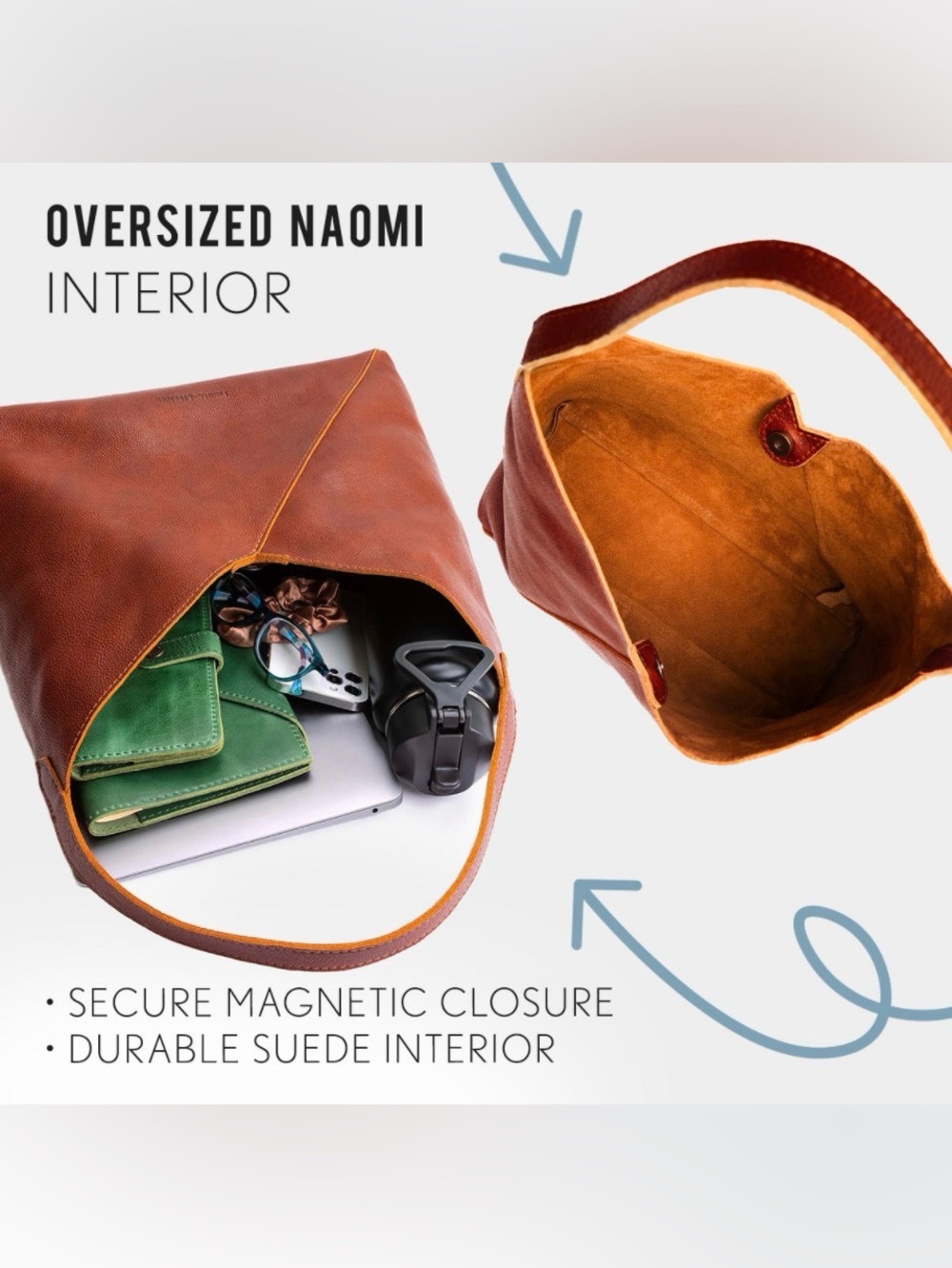 Naomi in Nutmeg OS & large canvas organizer! - Picture 5 of 12